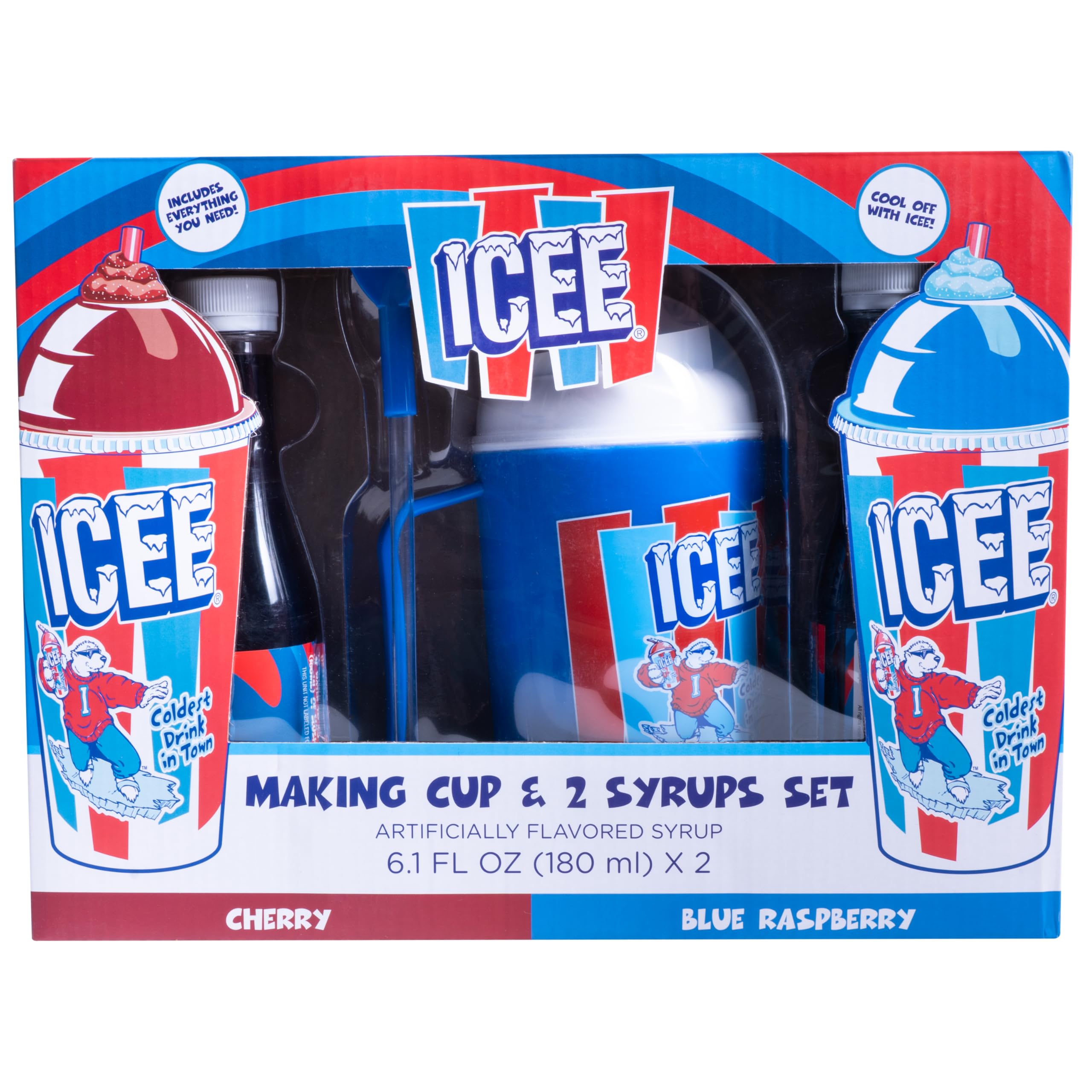 Amazon.com: ICEE Making Cup & 2 Syrups Set – Officially Licensed